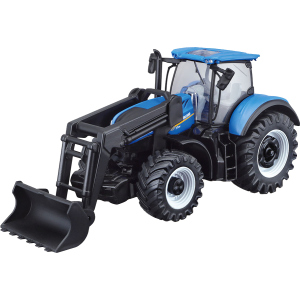 Модель серії Bburago Farm Трактор New Holland T7.315 з фронтальним навантажувачем, синій 1:32 (4893993316328) ТОП в Одесі