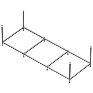 Каркас для ванни AM.PM Spirit 180х80 (W72A-180-080W-R2) краща модель в Одесі