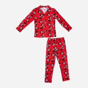 Пижама (рубашка + штаны) Disney Minnie Mouse MN18516 122 см Красная (8691109931269)