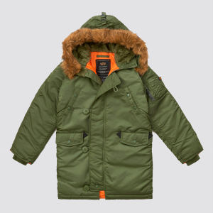 Зимова куртка Alpha Industries Youth N-3B YJN44500C1 110 см (YXXS) Sage (640631761743) в Одесі