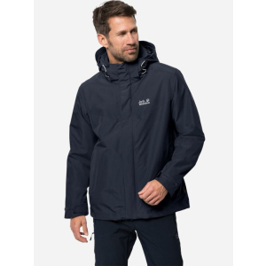 Куртка 3 в 1 Jack Wolfskin Arland 3In1 M 1110711-1010 XL Темно-синя (4055001957552) в Одесі