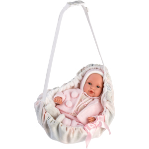 Лялька Llorens Baby con portabebés 36 см (8426265636402)