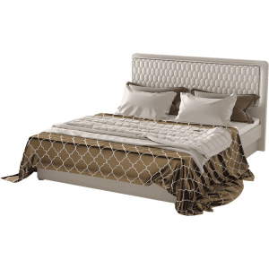 Ліжко Aqua Rodos Кристал 180 х 200 см Бежевий (АР000031945) краща модель в Одесі