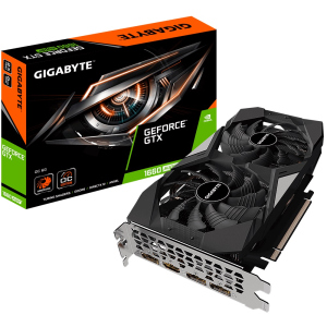 Відеокарта Gigabyte GeForce GTX 1660 SUPER OC 6G (GV-N166SOC-6GD) ТОП в Одесі