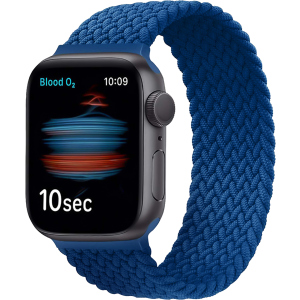 Ремінець Promate Fusion-40L для Apple Watch 38-40 мм 1/2/3/4/5/6/7/SE Blue (fusion-40l.blue) надійний