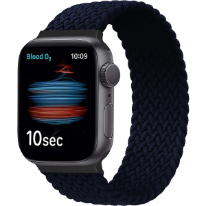 Ремінець Promate Fusion-40L для Apple Watch 38-40 мм 1/2/3/4/5/6/7/SE Charcoal (fusion-40l.charcoal) в Одесі