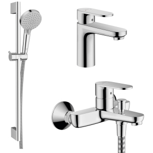 Набор смесителей Hansgrohe Vernis Blend 71550112 (71550000+71440000+26275000) рейтинг