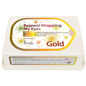 Гидрогелевые патчи для глаз Prreti Bejewel Wrapping My Eyes Gold с золотом 60 шт (8809541194450) ТОП в Одессе