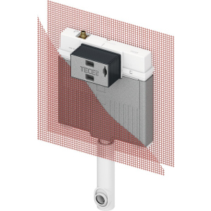 хороша модель Змивний бачок TECEbox Octa II, 8 см, для підлогового унітазу з армосіткою, монтажна висота 1075 мм (9370500) TM TECE
