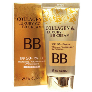 ВВ-крем для лица 3W Clinic Collagen & Luxury Gold BB Cream SPF50+/PA+++ 50 мл (8809331318875) в Одессе