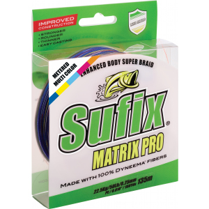 Шнур Sufix Matrix Pro 250 м 0.12 мм 8.1 кг PE0.6 18 LB Multi (DS1CB0148uDC2P) лучшая модель в Одессе