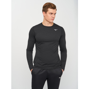 Рашгард Mizuno Impullse Core LS Tee J2GA752009 L Чорний (5054698296189) ТОП в Одесі