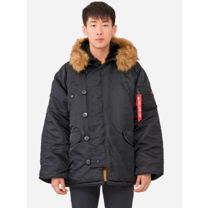 Парку Alpha Industries MJN31000C1 N-3B Parka S Black (640631439611) краща модель в Одесі