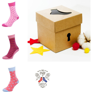 Набор носков The Pair of Socks 3P-111-PIN/BX 41-43 (3 пары) Разноцветный (4820234211081)