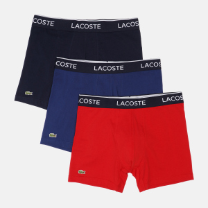 купить Трусы-шорты Lacoste 6H3420-W64 2XL (T6) 3 шт Navy Blue/Red-Methylene (2000003688173)