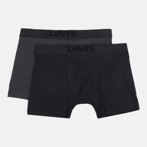 Трусы-шорты Levi's 100000396-001 XXL 2 шт Black (8718824883090) лучшая модель в Одессе