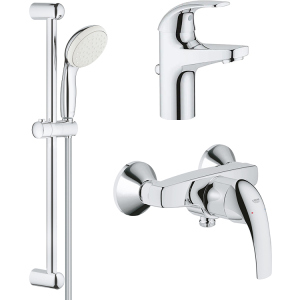 Набір змішувачів GROHE Start Curve 23805111 (23805000+23767000+27853001) краща модель в Одесі