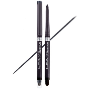 Водостойкий автоматический гелевый карандаш для век L'Oreal Paris Infaillible Grip Liner Toupe Grey серый 1 г (3600524026653) лучшая модель в Одессе