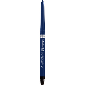 Водостойкий автоматический гелевый карандаш для век L'Oreal Paris Infaillible Grip Liner Blue Jersey темно-синий 1 г (3600524026677) ТОП в Одессе