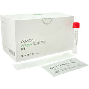 Экспресс-тест KOCH NCV11:25 TESTS/KIT для определения антигена к вирусу COVID-19 25 шт (ТА001А) в Одессе