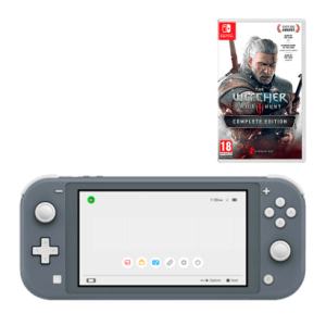 Набір Консоль Nintendo Switch Lite 32GB Grey Новий + Гра Nintendo Switch Witcher 3 Wild Hunt Complete Edition Англійська Версія Новий ТОП в Одесі