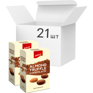 Упаковка конфет Любимов Truff Драже Миндаль в молочном трюфеле 100 г х 21 шт (4820075504779) рейтинг