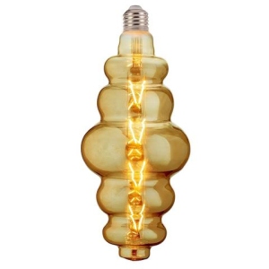 Лампа винтажная светодиодная филаментная (ретро) Horoz Electric Filament led ORIGAMI-XL 8W E27 2200K Янтар в Одессе