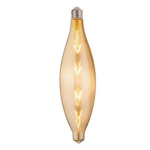 Лампа винтажная светодиодная филаментная (ретро) Horoz Electric Filament led ELLIPTIC-XL 8W E27 2200К Янтар лучшая модель в Одессе