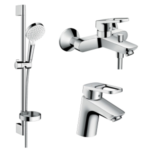 Комплект змішувачів Hansgrohe Logis Loop 1042019 (71150000+71244000+26553400) в Одесі