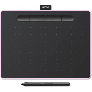 Графічний планшет Wacom Intuos M Bluetooth Pink (CTL-6100WLE-N) ТОП в Одесі