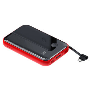 купити Портативний акумулятор Baseus Mini S Digital Display 3A 10000mAh (з Type-C cable) (PPXF-A09) Red