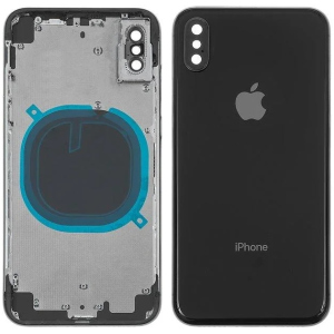 Кришка задня iPhone X з рамкою Space Gray краща модель в Одесі