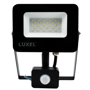 Прожектор LED 20W з датчиком руху Luxel (LPES-20C) ТОП в Одесі