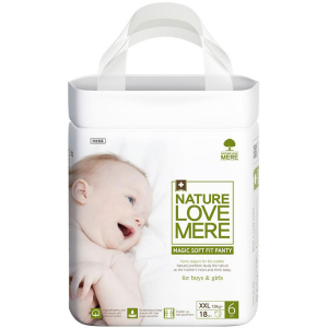 Підгузки-трусики NatureLoveMere Magic Soft Fit розмір XXL 18 шт (8809402093717) ТОП в Одесі