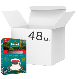 купити Упаковка чаю Dilmah чорного крупнолистового 50 г х 48 шт (19312631122265)
