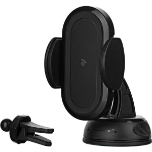 Автодержатель 2E Car Windsheild/Airvent Wireless Charger 10W Black (2E-WCQ01-07) рейтинг