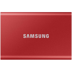 Samsung Portable SSD T7 500GB USB 3.2 Type-C (MU-PC500R/WW) зовнішній червоний ТОП в Одесі