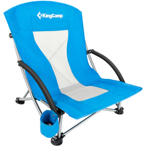 Крісло розкладне KingCamp Beach Chair (KC3841) Синє (KC3841 BLUE) ТОП в Одесі