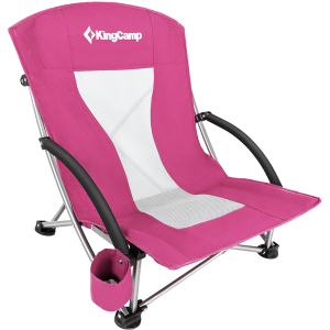 Кресло раскладное KingCamp Beach Chair (KC3841) Розовое (KC3841 DARKROSE) в Одессе