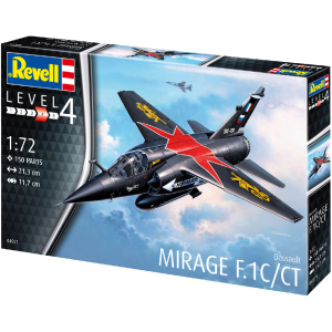 Сборная модель Revell Многоцелевой истребитель Дассо «Мираж» F1. Масштаб 1:72 (RVL-04971) (4009803049717) лучшая модель в Одессе