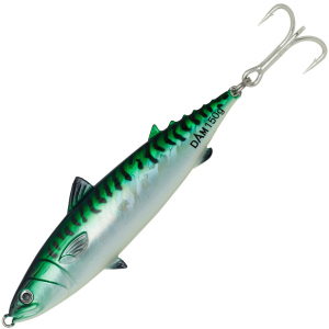 Блесна DAM Salt-X Mackerel Pilks 100 г 11 см тройник № 1/0 Green Glow UV (69489) лучшая модель в Одессе