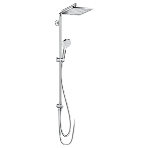 купить Душевой гарнитур Hansgrohe Crometta E 240 1jet Showerpipe Reno EcoSmart 9 л / мин хром 27289000