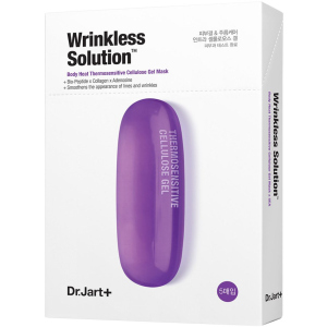 Термочутлива омолоджуюча маска для обличчя Dr.Jart+ Dermask Intra Jet Wrinkless Solution 28 г х 5 шт (8809642712669) краща модель в Одесі