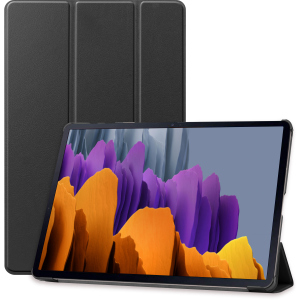 Обкладинка AIRON Premium для Samsung Galaxy TAB S7+ T970/975 Black із захисною плівкою та серветкою Black (4821784622492) в Одесі