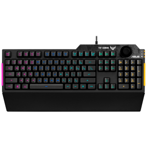 Клавіатура провідна Asus TUF Gaming K1 USB Black (90MP01X0-BKRA00)