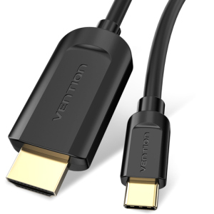 Адаптер-кабель Vention Type-C - HDMI 2 м Black (64619779/CGUBH) рейтинг