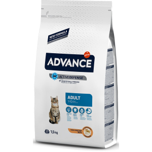 Сухий корм для дорослих котів та кішок Advance Adult Chicken &amp; Rice 1.5 кг (8410650151946) краща модель в Одесі