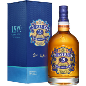 купити Віскі Chivas Regal 18 років витримки 1 л 40% у подарунковій упаковці (5000299255049)