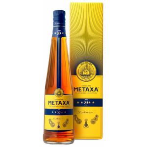 Бренді Metaxa 5* 0.7 л 38% у подарунковій упаковці (5202795120054) краща модель в Одесі