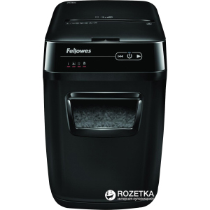 Шредер Fellowes AutoMax 200C 200 аркушів 4х38 мм 32 л (ff.U4653601) ТОП в Одесі